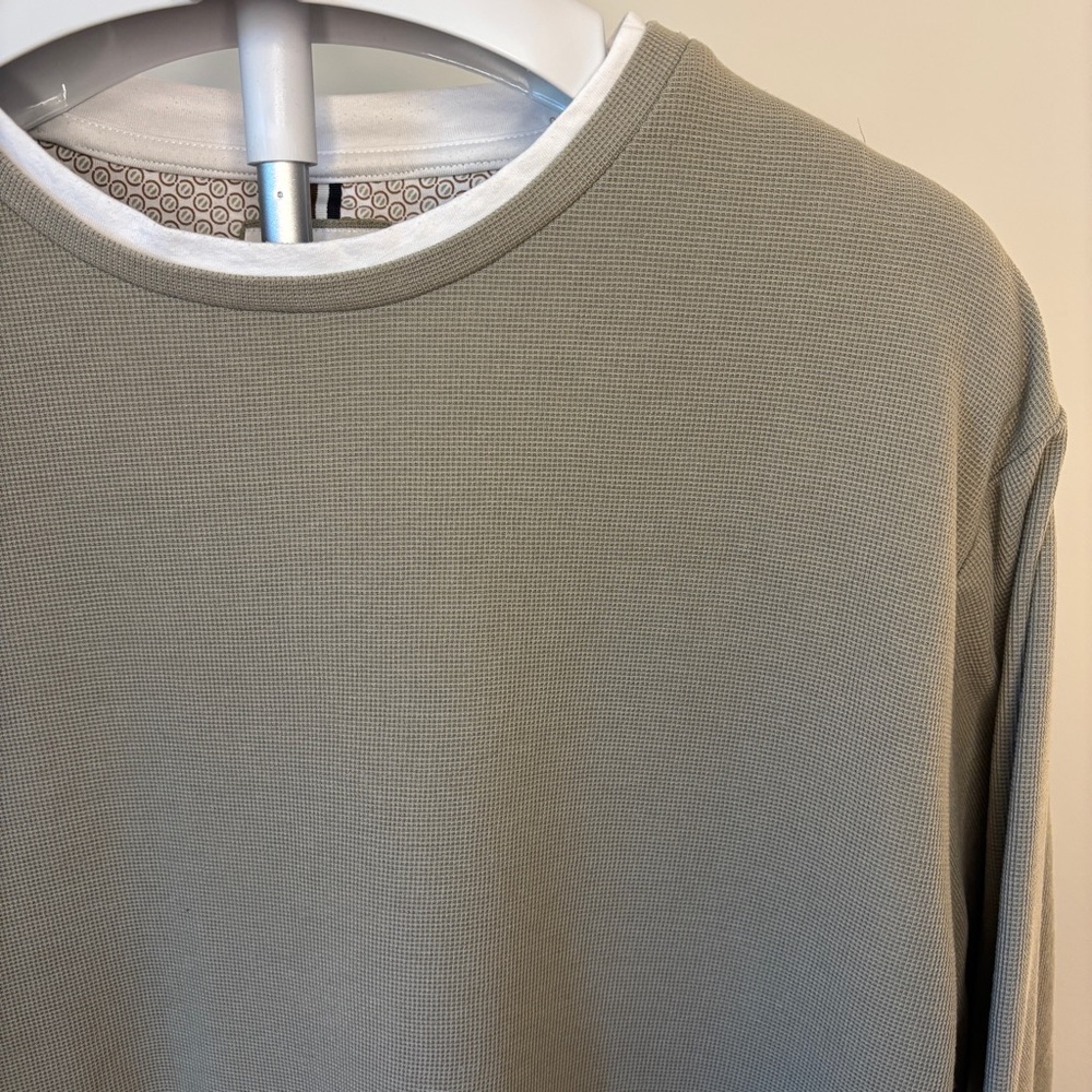 Denim&Flower Men's Olive Green Long Sleeve Shirt. Size XL. Excellent condition